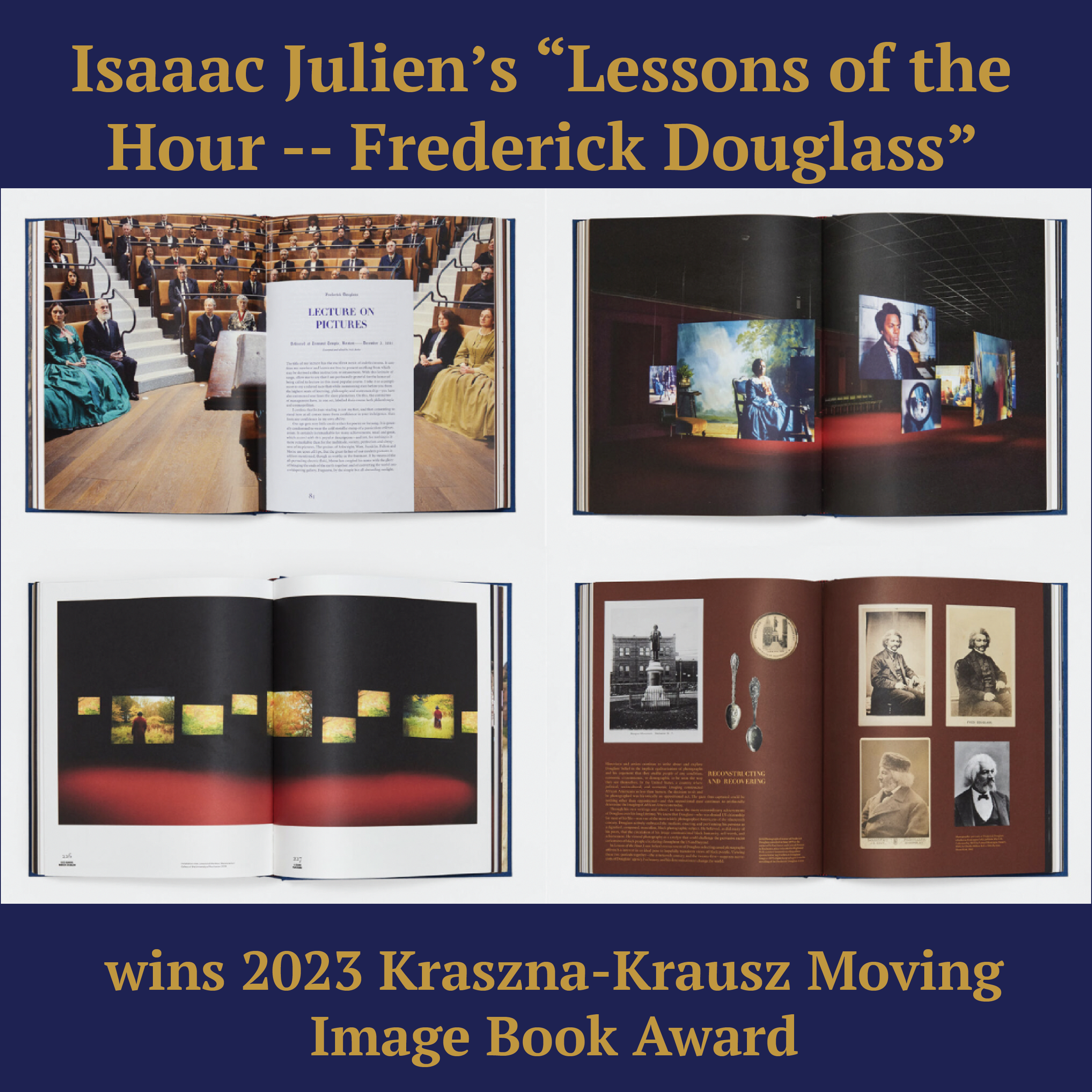 HistCon Prof Isaac Julien wins award for new publication