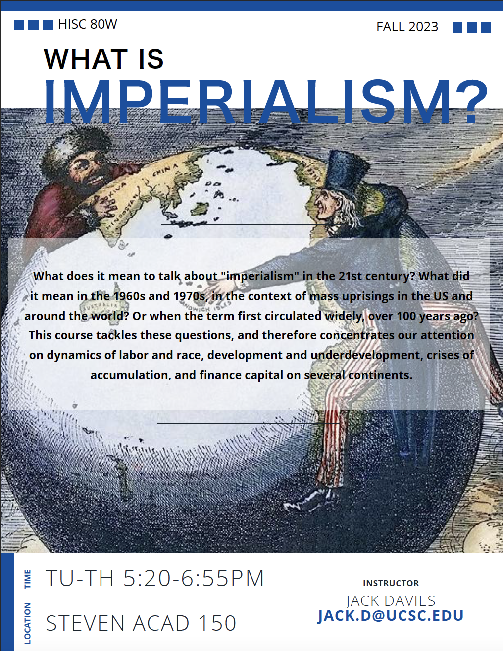 HISC 80W: What is Imperialism?